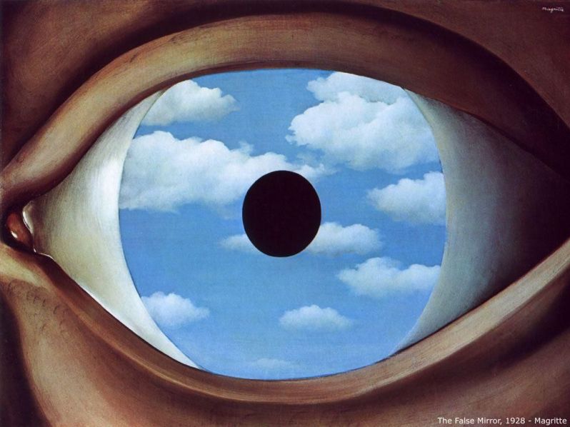 Le faux miroir- Magritte