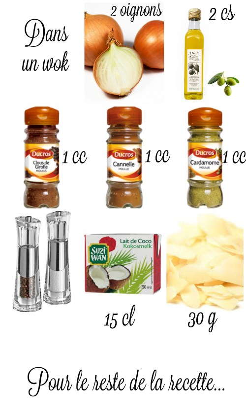 poulet korma recette