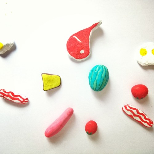 dînette galets peints DIY été (1)