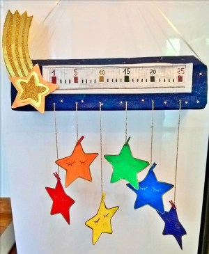 Calendrier de l'avent étoilé et ses étoiles à gratter (3)