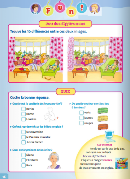 Anglais Boscher Fun et lien proposés