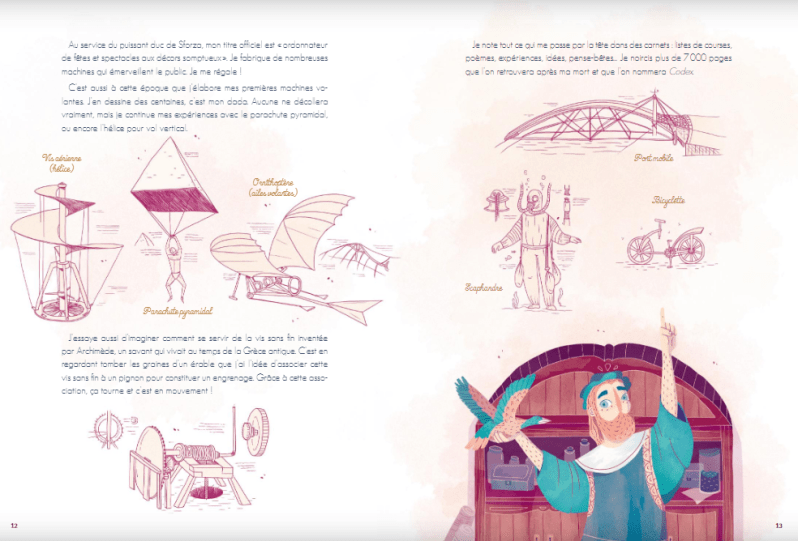 Léonard l'inventeur machines