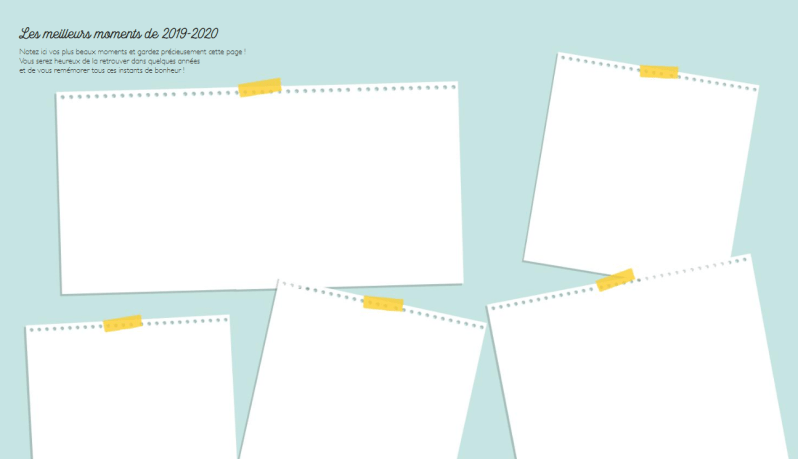 Calendrier familial meilleurs moments année