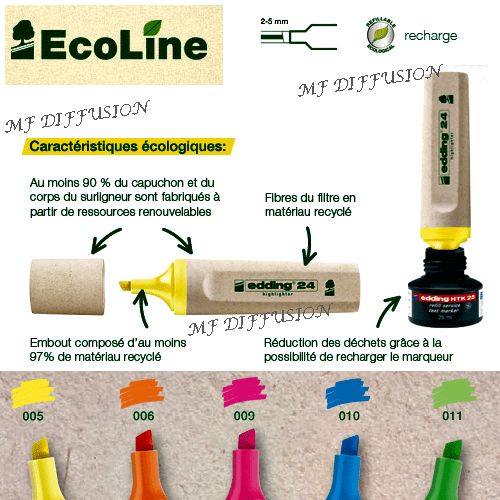 Surligneur-Ecoline-rechargeable-5-couleurs-1